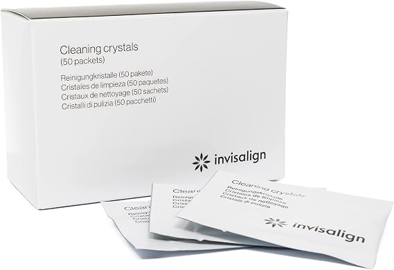 INVISALIGN Cleaning Crystals | Aligner and Retainer Cleaner | 50 Packets