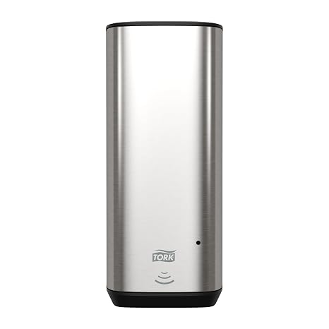 Tork Intuition Sensor Skincare Dispenser Stainless Steel S4, for Hand Soap and Hand Sanitizer, Image Range, 466101