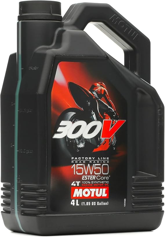 MOTUL 300V Synthetic 15W50 Motor Oil 4L 104129