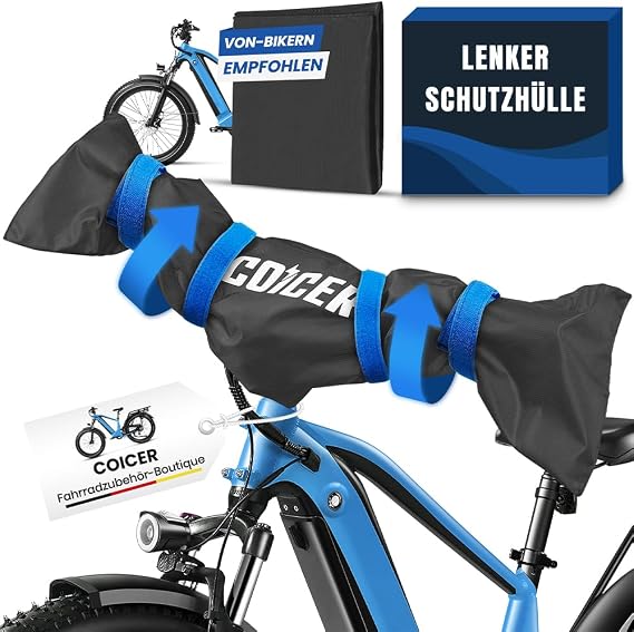 COICER 2er Pack Lenkerschutzhülle Ebike Transportschutz Fahrradabdeckung