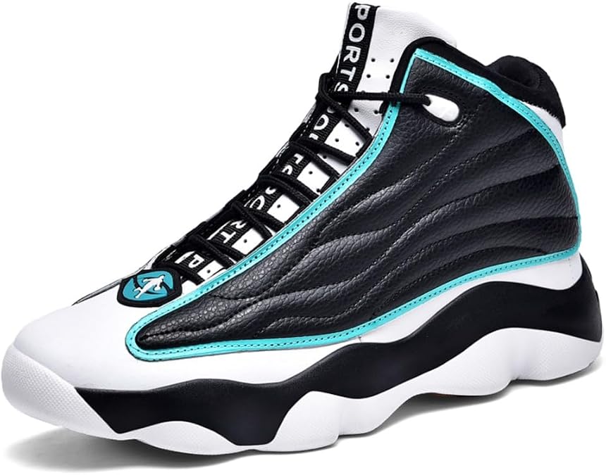 Men's Basketball Shoes Breathable Non-Slip Athletic Sneakers for Training and Outdoor Sports