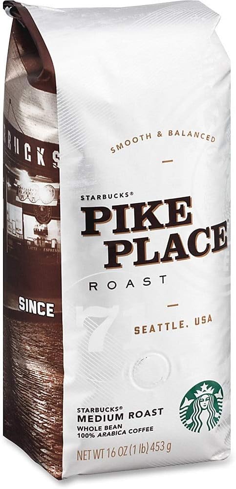 Starbucks Pike Place® Roast Whole Bean Coffee (0.5kg)