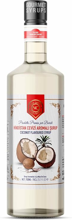 Nish Hindistan Cevizi Aromalı Şurup 700 ML - Pet Şişe