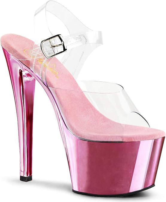 Pleaser Women's SKY308/C/BPCH Platform Dress Sandal