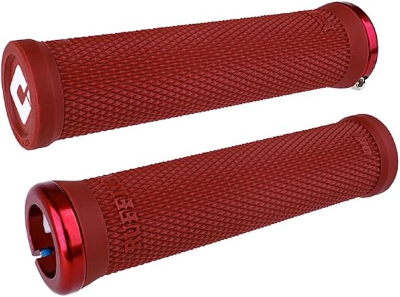 Old Dutch International Odi Ruffian V2.1 Lock-On Grips Red, One Size