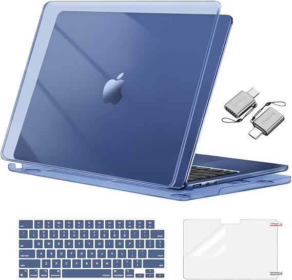 MOSISO Compatible with MacBook Air 13 inch Case M5 2026 M4 M3 M2 2025-2022