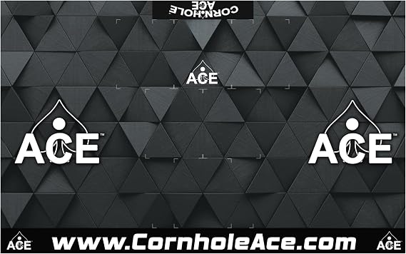 CornholeAce ACE Cornhole Pitch Pad Set - Includes 2 Cornhole Mats