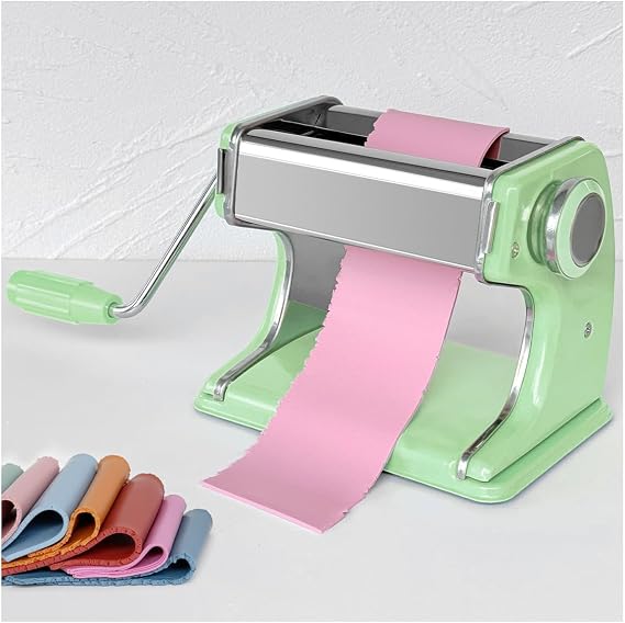 KEOKER Clay Press Machine, Polymer Clay Press Machine for Making Clay Earrings, Polymer Clay Tools, Polymer Clay Roller Machine