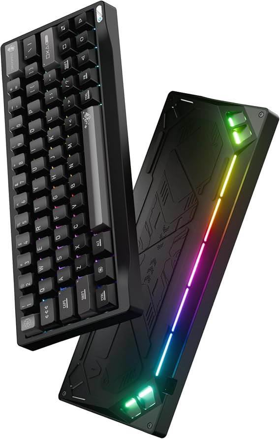 OOCTPK Chilkey SF60 Wired Magnetic Keyboard with Metal Keycaps, 60% Gaming Keyboard with Hall Effect Switch Hot Swappable, Rapid Trigger, 16 Millions ARGB, Full-Aluminum for a Rich, Deep, Thock Typing
