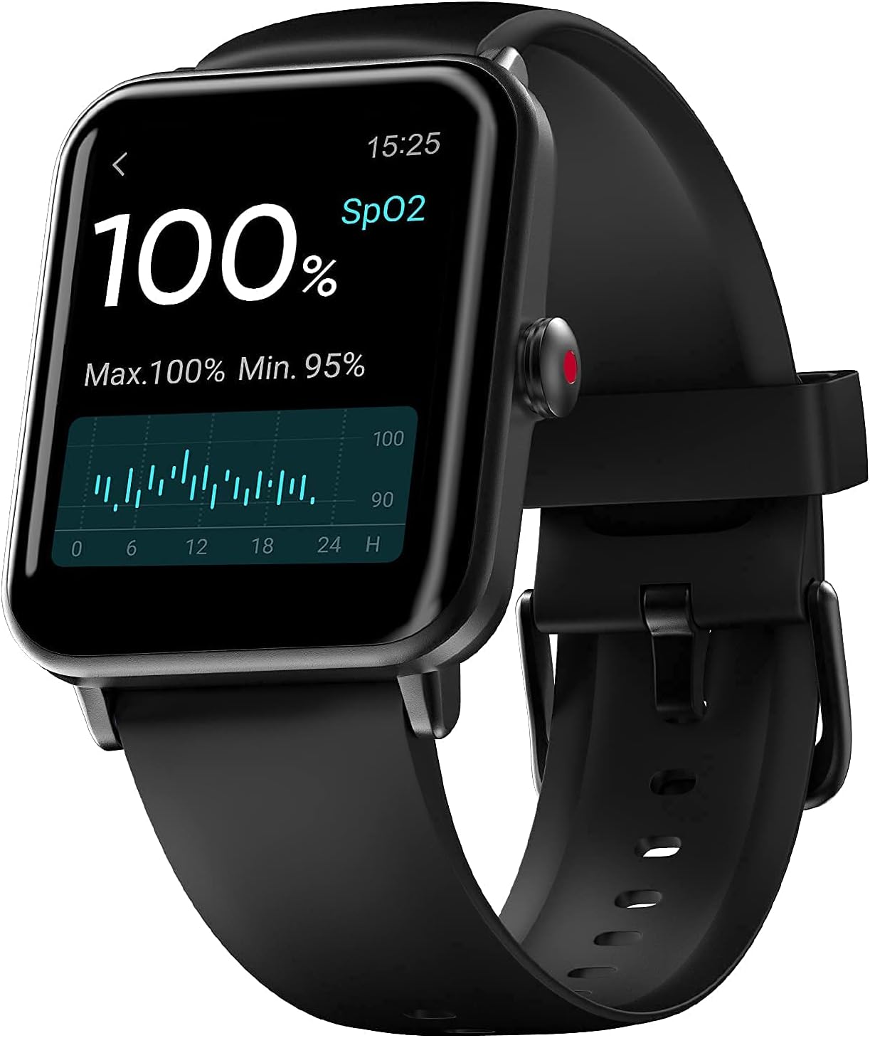 Noise ColorFit Pro 3 Spo2 Smart Watch for Men &amp; Women with 1.55" HD Display Watch, Sleep, Stress, HR Monitor Smartwatch for Android &amp; iOS Phones Jet Black