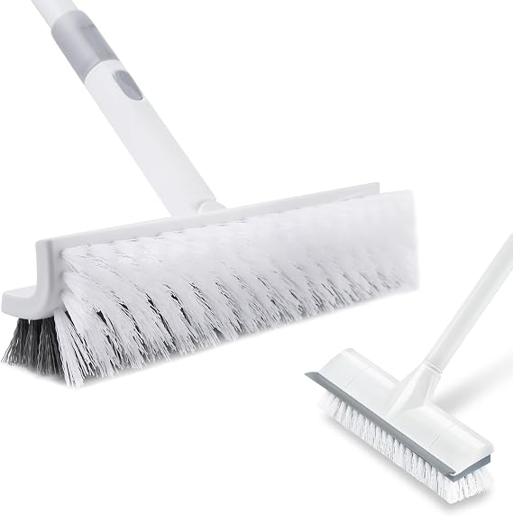 BOOMJOY Double-Sided Floor Scrub Brush & Floor Scrub Brush