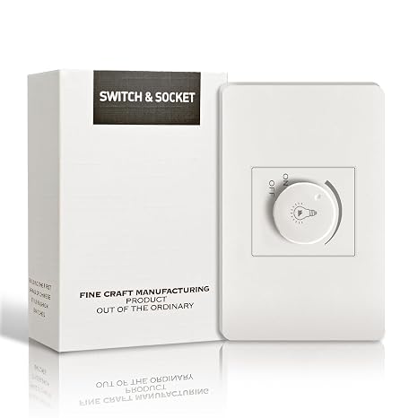 White Dimmer Switch