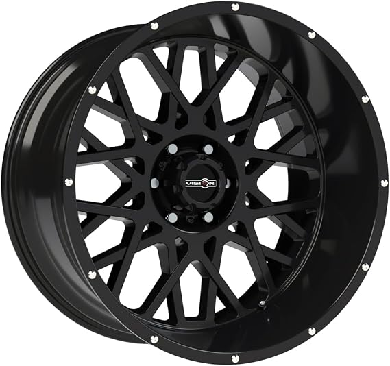 Vision 412 Rocker 18x9 8x170 +12mm Gloss Black Wheel Rim 18" Inch