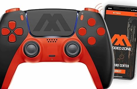 "MZ" SMART Rapid Fire Controller Compatible with PS5 Custom Modded Controller all shooter games & more