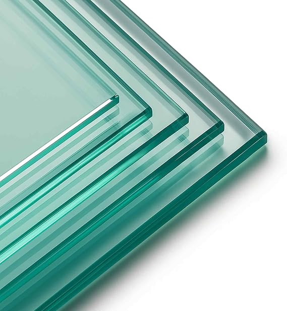 Custom Cut Glass, Tempered Glass Sheet, 5/32", 3/16", 1/4", 5/16", 3/8" Thickness Glass, Clear Glass Panels for Windows and Doors, Tempered Glass for Tabletop and Shelves, Custom Size Cut Glass Sheet
