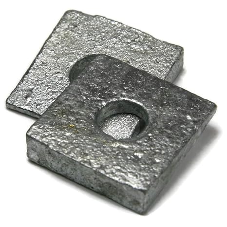 Beveled Square Washers Hot Dipped Galvanized 34 - Qty-25