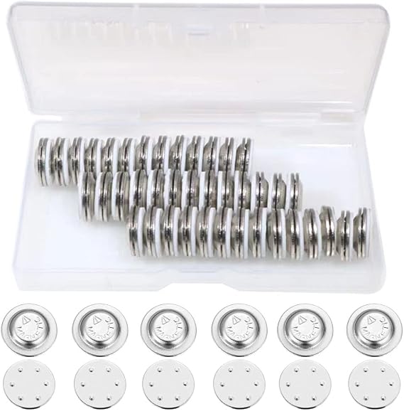 Magnetic Name Tag/ID Badge Holder, Strong Fastener with Adhesive on Front Plate,Strength Neodymium Magnets 30-Pack