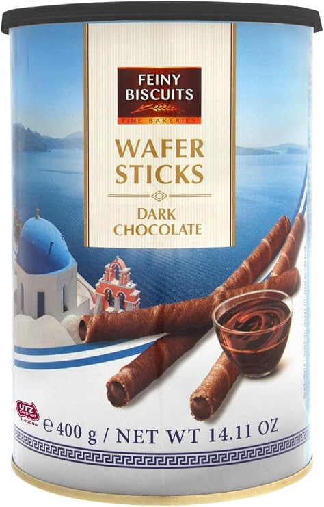 Feiny Biscuits Wafer rolls with dark chocolate cream 400g