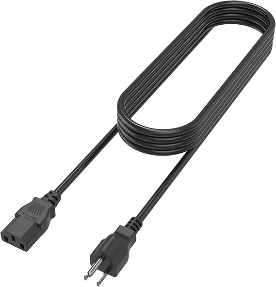 AC Power Cord Cable for Dell UltraSharp U3423WE U2718Q UP2716D U2520D Monitor