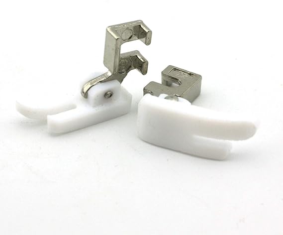 Cutex (TM) Straight Stitch Teflon Presser Foot for Low Shank Household Sewing Machine