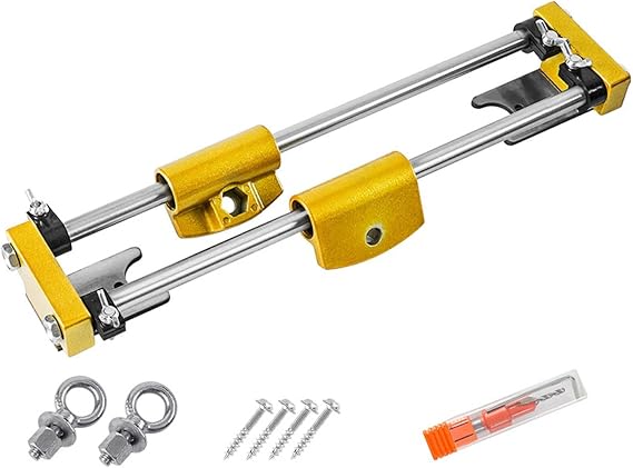 Wooden Door Lock Installation Mortiser Mortise Jig for Angle Grinder