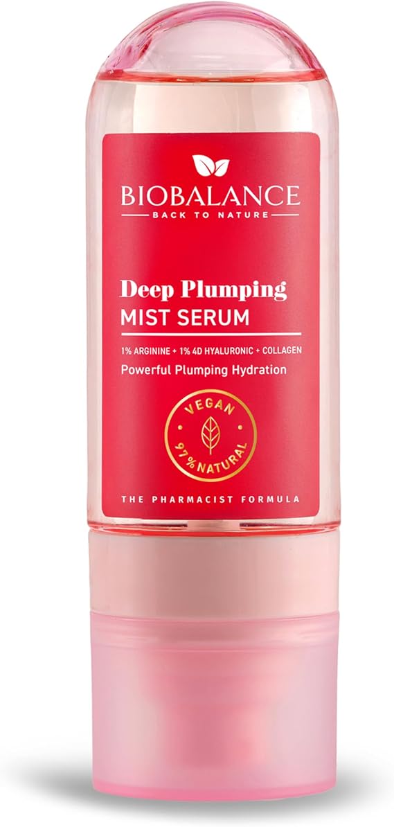 BioBalance Deep Plumping Mist Serum | 80ml | Restore Elasticity | Glassy Skin Effect | All Skin Types | Lasting Moisture | Face Mist Spray