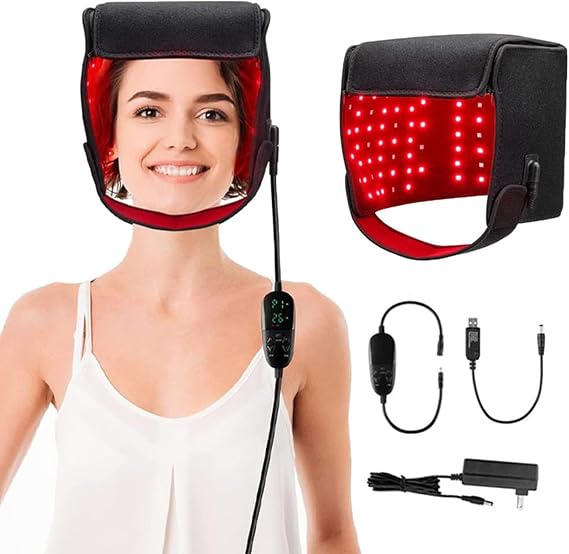 216Pcs LED Red Light Therapy Hat, 660Nm & 850Nm Infrared LED Therapy Device for Hair Loss, Red Light Laser Hair Growth Cap, Promote Hair Fast Regrow Care Cap for Men And Women