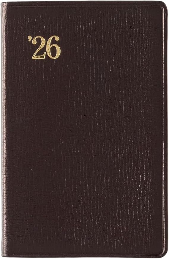 NOLTY Noritsu Gold Small Weekly Planner 2026, January Start, Japanese Edition, Black, 2026-3111