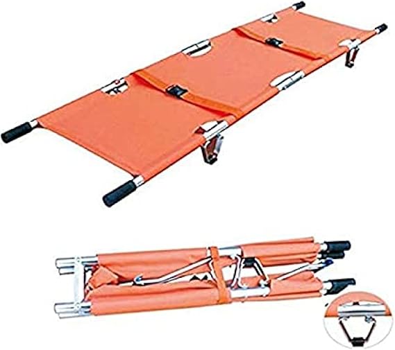 Folding Stretcher, Medical Folding Stretcher, Aluminum Alloy Portable Stretcher, First Aid Rescue Stretcher For Hospital, Home, Sports Venues, Ambulance Patient Transport, Baifantastic
