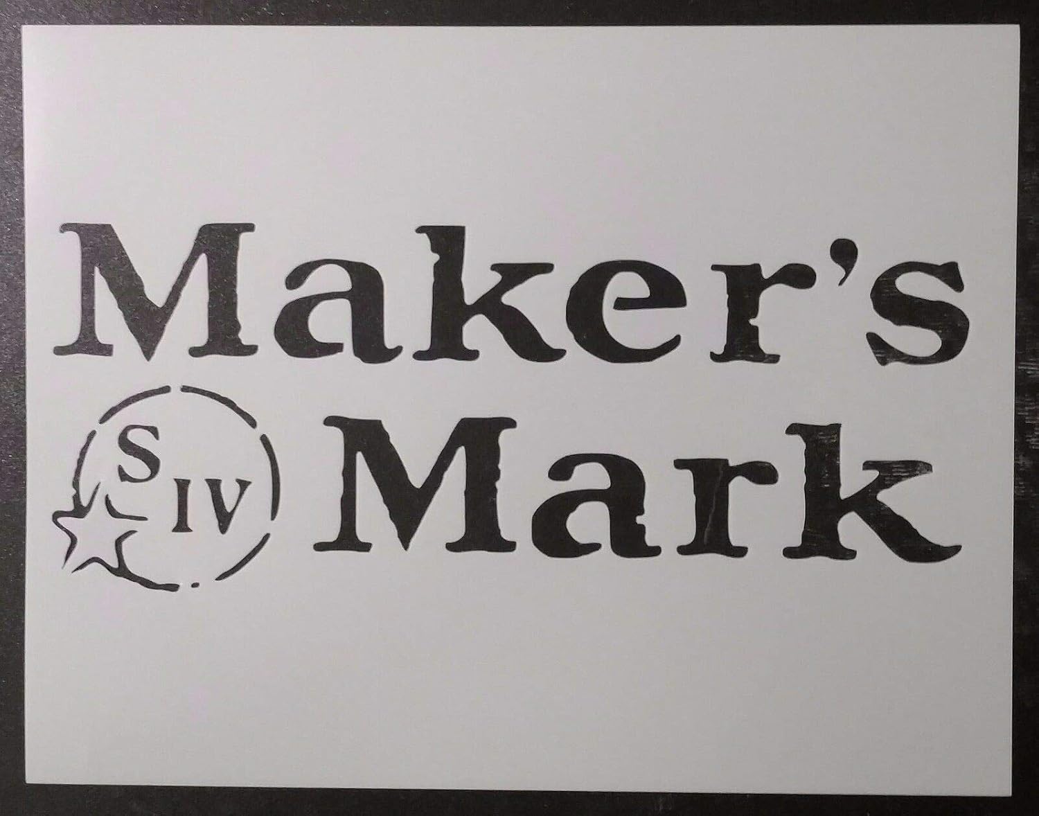 Makers Mark Makers Mark 8.5 x 11 Custom Stencil Art Supplies DIY Scrapbooking Painting on The Wall and Other Surfaces