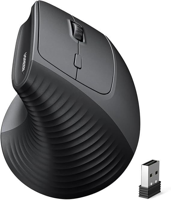 UGREEN Vertical Ergonomic Mouse Bluetooth & 2.4G Wireless Mouse