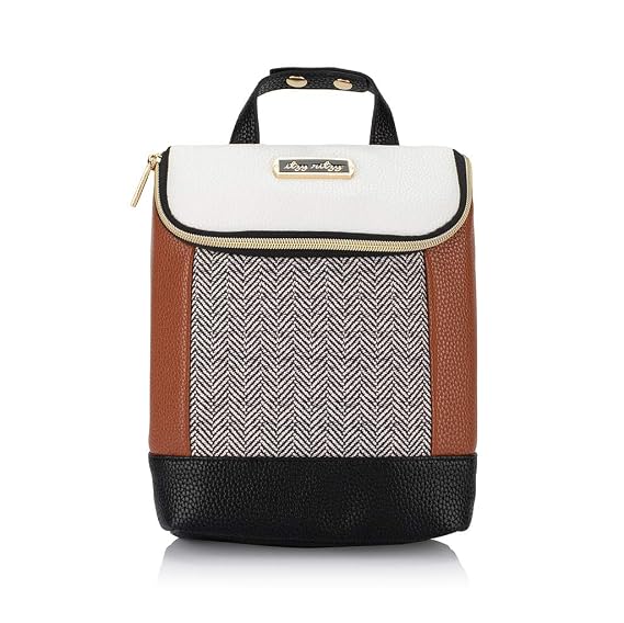 Itzy Ritzy Insulated Bottle Bag, Holds 3 Baby Milk Bottles (Coffee & Cream) | Bottle Bag Keeps Bottles Warm or Cool, with Interior Pocket for Ice Pack (Not Included), Stores Snacks or Drinks for Travel