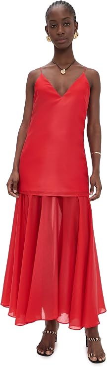 Marques'Almeida Women's Layered Strappy Maxi Dress