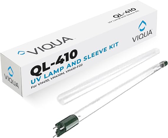 Viqua QL-410 Lamp and Sleeve Kit for VH410 System | For VIQUA VH410, VH410-V, VH410M, VH410M-V, VH410-F20, PUV-14, JSA-1000 & UV-Q-01 UV systems