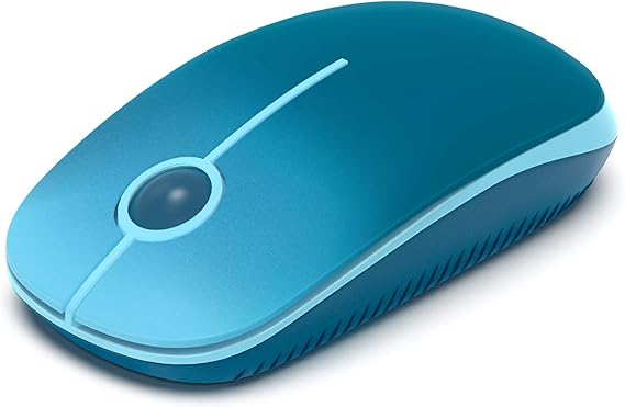 VssoPlor Wireless Mouse, 2.4G Slim Computer Laptop Mouse, Gradient Blue