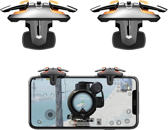 Mobile Gaming Triggers Phone Controller L1R1 for Gaming PUBG/Call of Duty, Gatillos para Celular, Compatible with Android & iOS