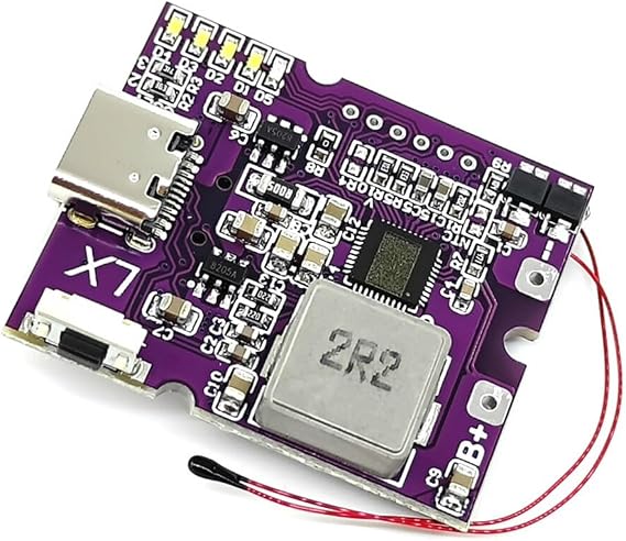 Bidirectional Fast Charging Mobile Power Module Circuit Board 22.5W Power Pack Mini Fast Charging Module Supporting C-Type Output Port Light Display