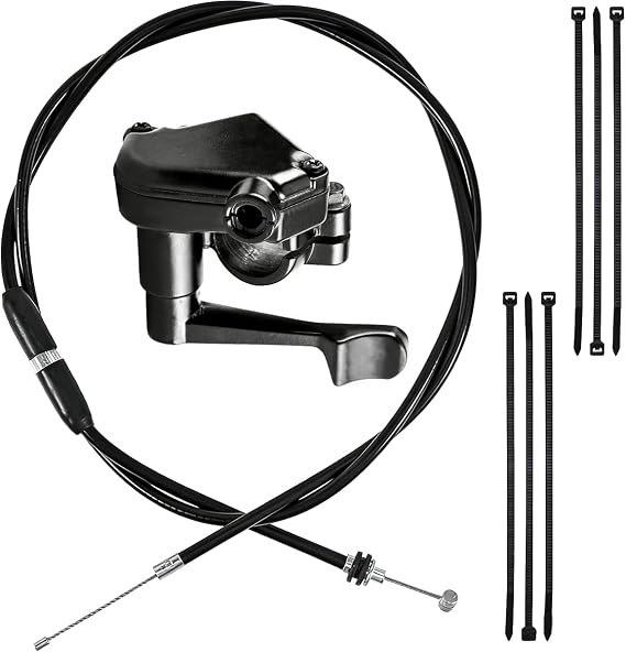 Thumb Throttle Cable Accelerator 22mm for Chinese 50cc 70cc 90cc 110cc 125cc 150cc 200cc 250cc ATV Quad Mini Bike Dirt Pit Bikes Go Kart Motorcycle Thumb Accelerator Controller Handle