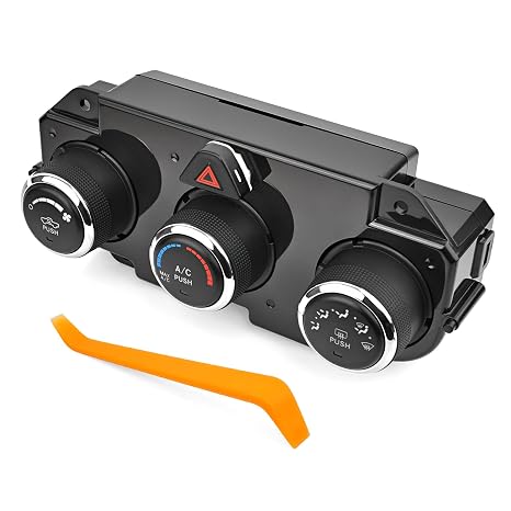 TOP-MAX AC Air Conditioning Climate Heater Control Unit Replacement for 2013-2017 RAM 1500 2500 3500 HVAC Climate Control Heat Defrost, Replaces 68268189AA, 68105021AC, 68105021AD, 68105021AE