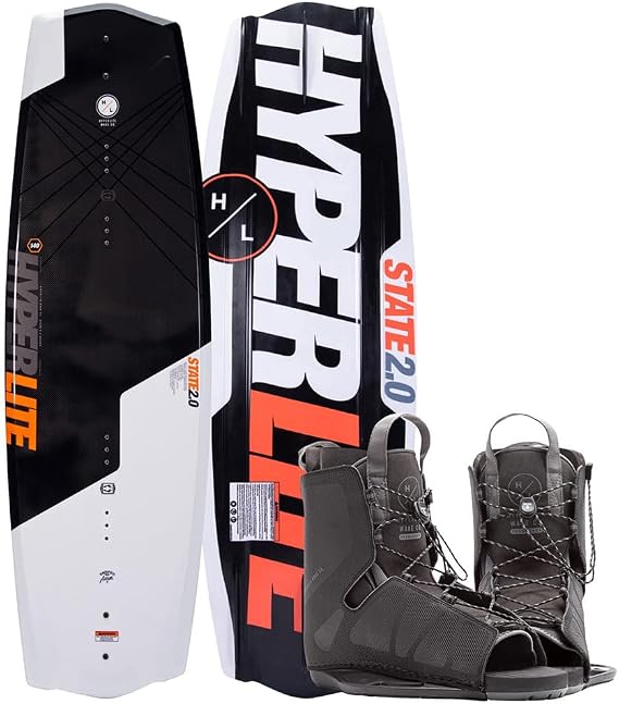 Hyperlite State 2.0 with Frequency Wakeboard Package w/Frequency Bindings OSFA