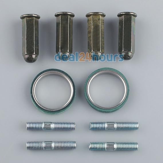 Scooters Chinese Exhaust Studs Nuts Gasket Set GY6 50cc 125cc 150cc QMB139 Moto