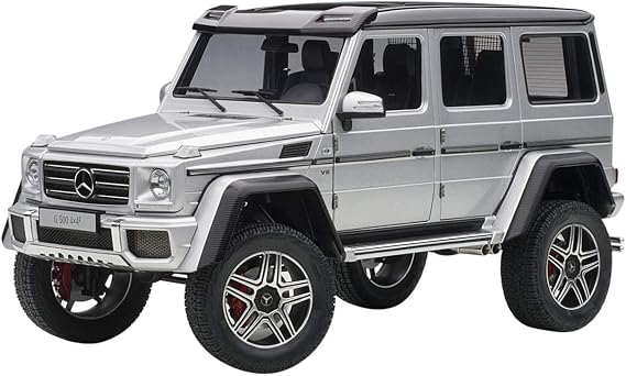 Autoart Mercedes Benz G500 4X4 2 Silver 1/18 Model Car