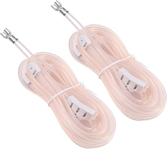 2 Pack 300 Ohm FM Antenna T Shape Dipole Radio Ant with Spade Terminal for Indoor Digital HD Radio Table Top FM Radio Home Stereo Receiver AV Audio Vedio Home Theater Receiver
