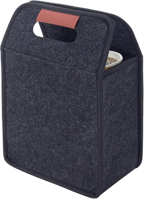 Drink Carrier with Handle - Portable Drink Carrier Cup Holder - Beverage Transporting Tote Bag for Car Picnic Daily Commute Food Delivery Travel Takeaway Grocery Outdoor Party