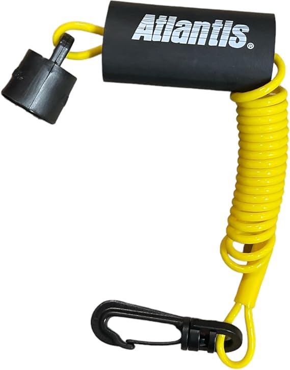Atlantis JLP Performance Floaty Buoyant Cord Lanyard S-D GTX GTI Dess Compatible Yellow for Sea-Doo Models