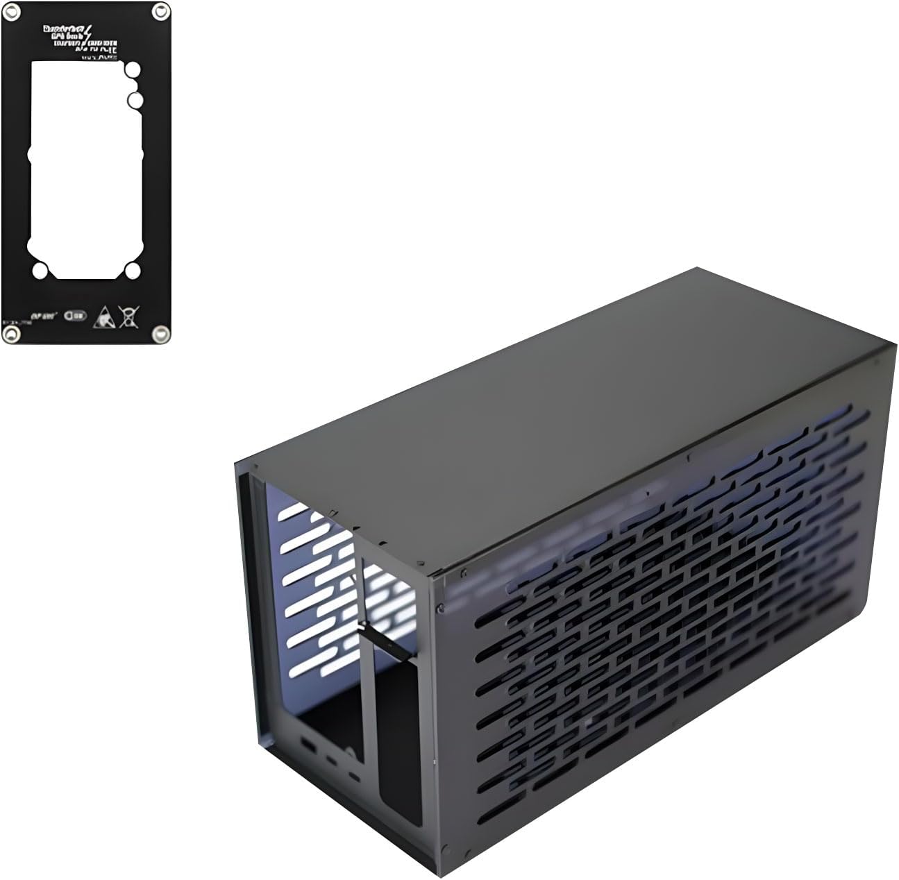 1 Set TH3P4G3 Metal Housing Box Gaming GPU Extended Case with Bracket Enhanced Graphics Function External GPU