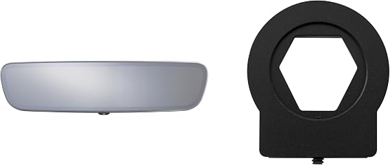 Audiovox Advent ADVGENFL8EXP Mirror GENMM2 Mount Bundle | Frameless auto-dimming rear view mirror bundled with Gentex Dodge/Ford GENMM2 mirror mount.