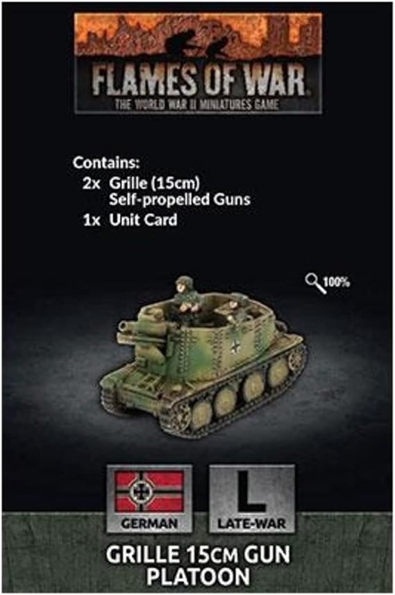 Flames of War Late War German: Grille 15cm Gun Platoon
