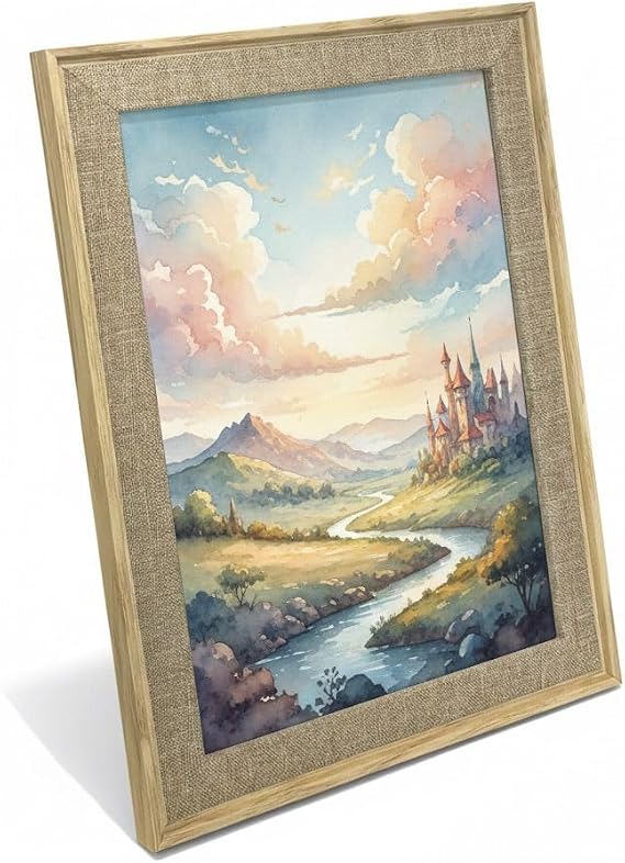 Premium Serisi 20 * 30 CM Ahşap Resim Çerçevesi Bej