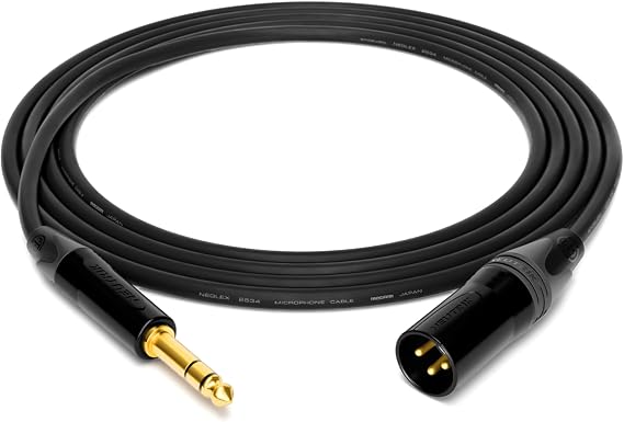 enoaudio Mogami 2534 Quad Studio Reference Cable Balanced | Neutrik 6.3mm TRS – XLR male | HiFi - 1.5 m